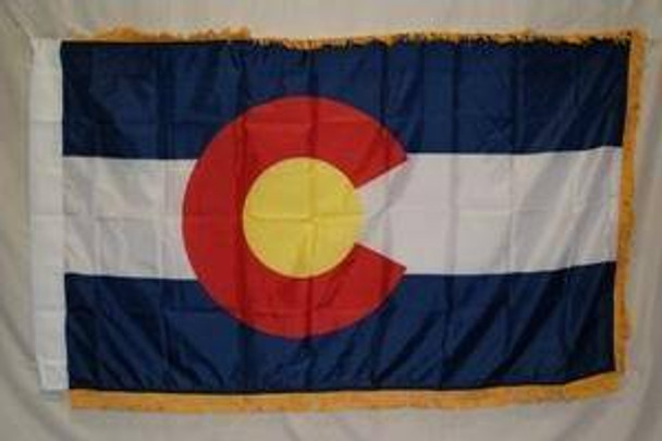 Colorado Flag 3x5 ft. Standard - With Fringe