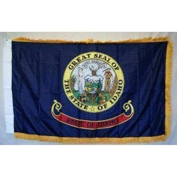 Idaho Polyester Flag 3x5 ft. with Fringe