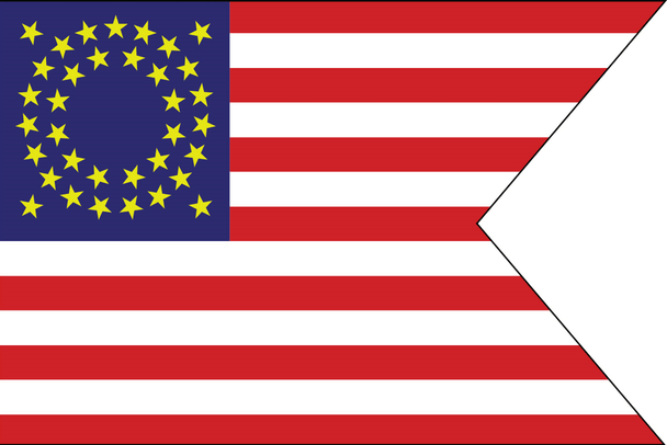Union Cavalry Guidon Nylon Printed Flag 3x5 ft