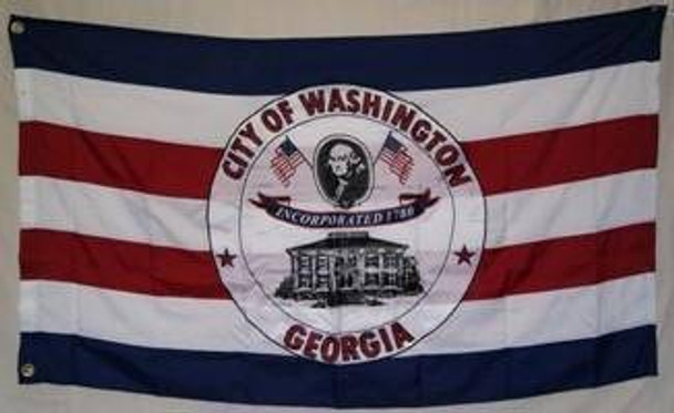 City of Washington Double Nylon Embroidered Flag 3 x 5 ft.