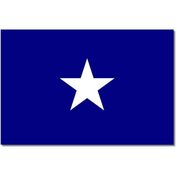 Bonnie Blue Flag 4x6 inch on stick