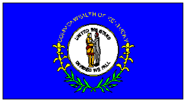 State of Kentucky Flag 4 X 6 Inch pack of 10