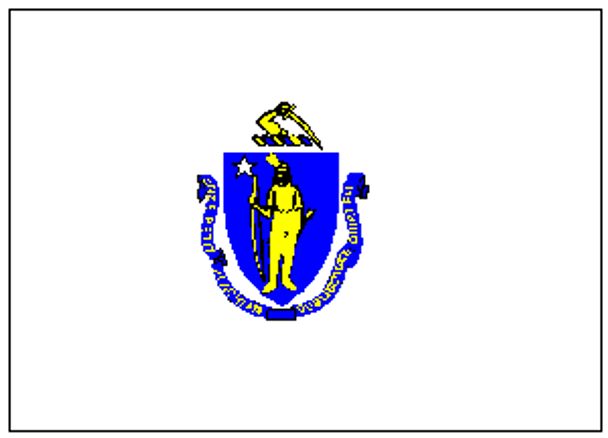 State of Massachusetts Flag 2 X 3 ft. Junior