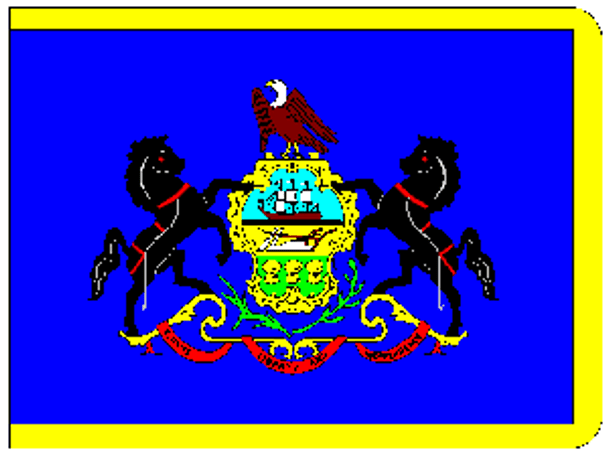 State of Pennsylvania Flag 4 X 6 ft. Large