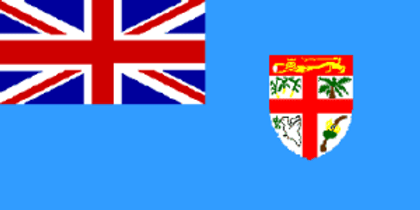 Fiji Flag 4 X 6 inch on stick
