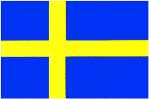 Sweden Flag 2 X 3 ft. Junior Part of the variant for Standard flags