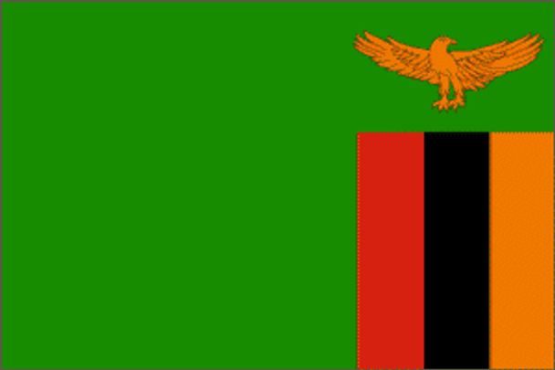 Zambia Flag 4 X 6 Inch pack of 10