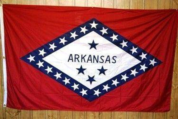 Arkansas Knitted Nylon 5 x 8 Flag