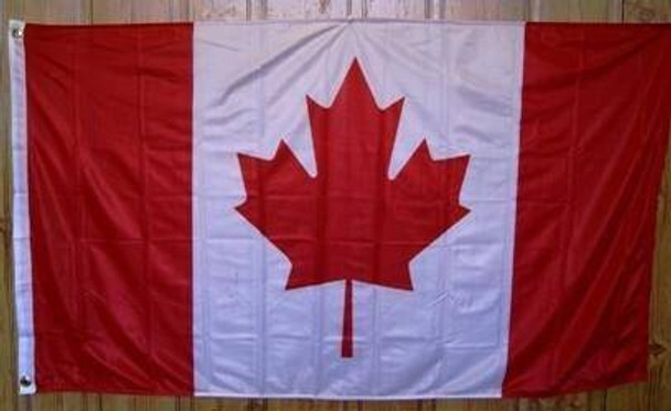 Canada Knitted Nylon 3 x 5 Flag