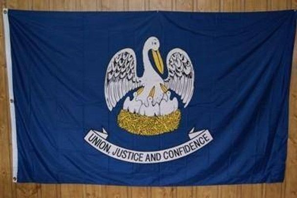 Louisiana Knitted Nylon 5 x 8 Flag