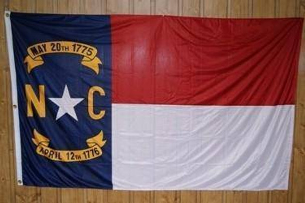 North Carolina Knitted Nylon 5 x 8 Flag