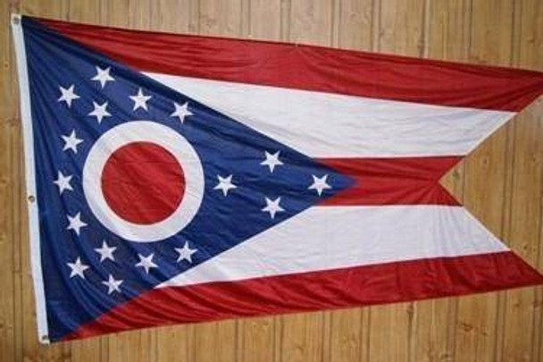 Ohio Knitted Nylon 5 x 8 Flag