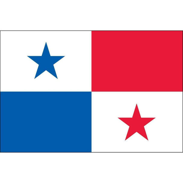 Panama 2 x 3 Nylon Dyed Flag (USA Made)