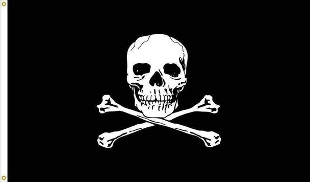 Jolly Roger Flag - Pirate Flag - E-Poly