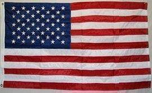 50 Star USA Nylon Embroidered Flag 2.5 ft X 4 ft.