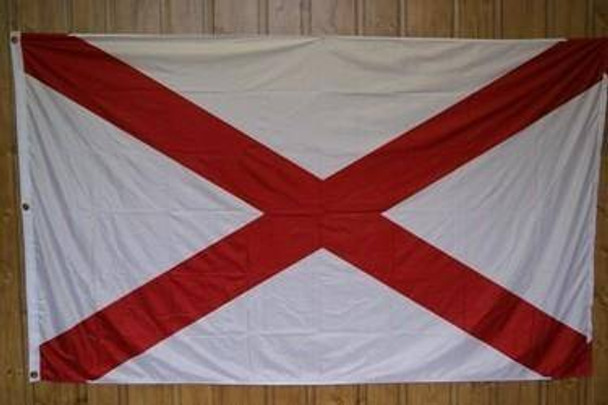 State of Alabama Flag 3 X 5 ft. Nylon Printed