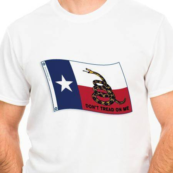 Texas Gadsden Don't Tread on Me T-shirt (M)