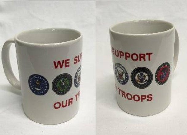 We Support Our Troops Mug