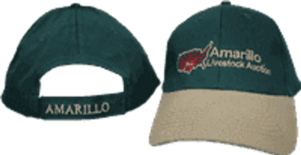 Amarillo Livestock Auction Green/Khaki Cap