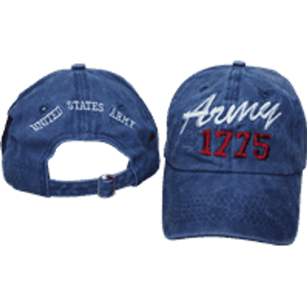 Army 1775 Washed Blue Cap