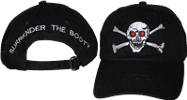 Jolly Roger Red Eyes Black Cap