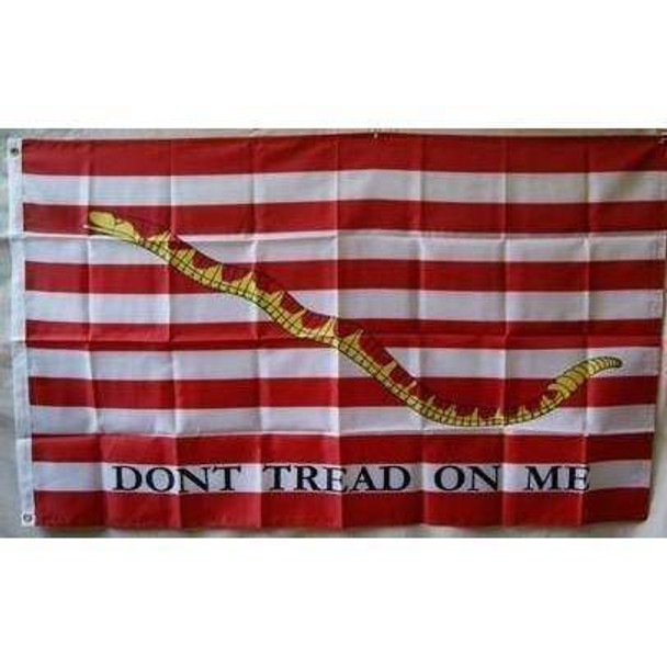 1st Navy Jack Flag - Don't Tread On Me - Nylon Printed