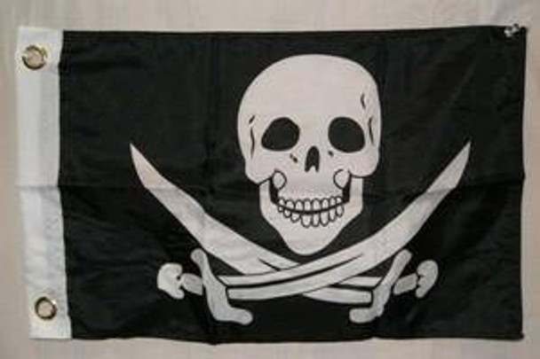 Pirate with Swords Calico Jack Flag  2 x 3 ft with grommets Standard