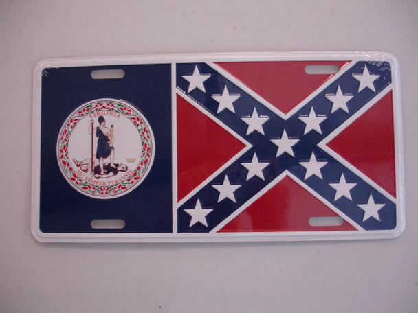 Virginia Battle License Plate