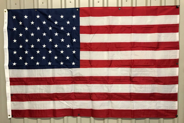 50 Star USA Nylon Embroidered Sewn Stripes Flag 4 x 6 ft.  (Made in America) (On Special)