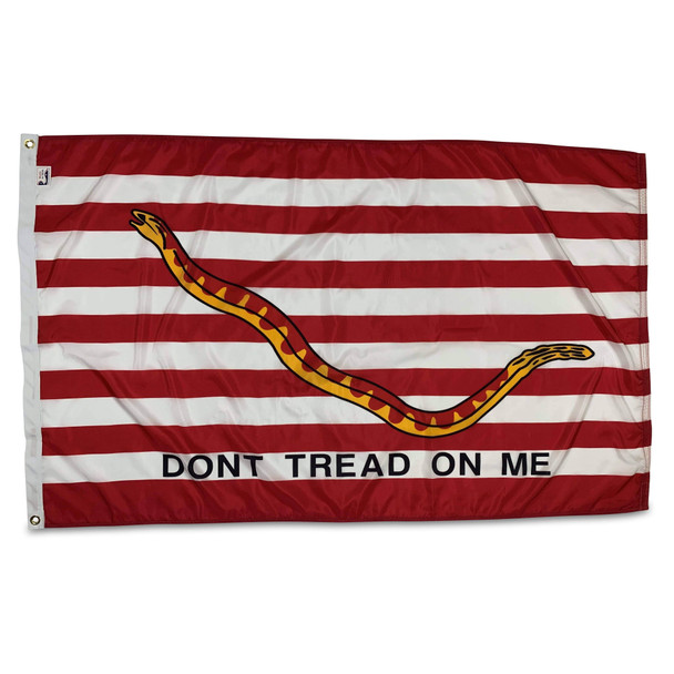 1st Navy Jack 3x5 Dyed Nylon - Made in USA