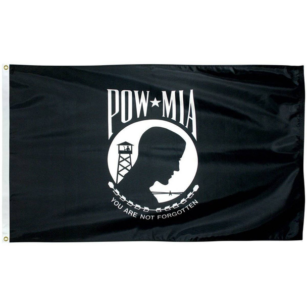 POW MIA Flag - Outdoor -Single Sided Nylon Made in USA