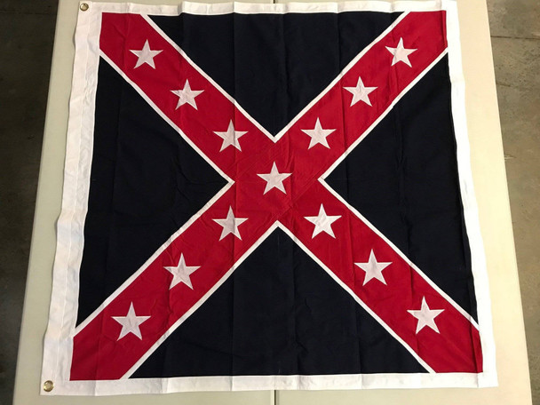 Confederate Army of Trans-Mississippi (Taylor's Army) 4' x 4' Square Infantry Flag
