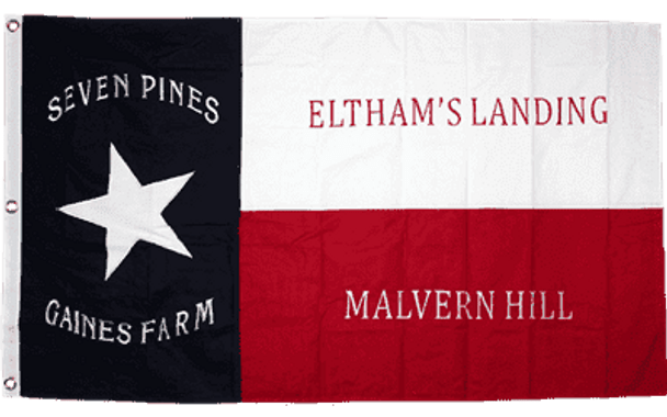 Texas 1st Infantry Regiment Cotton Flag 3x5 ft.