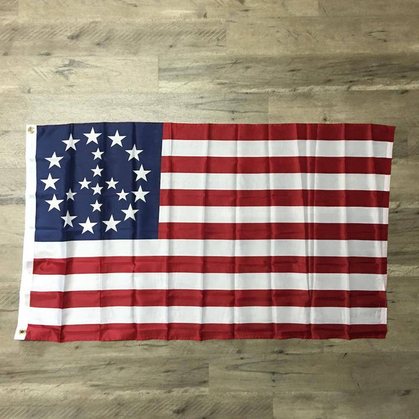 Peace Sign Stars USA Flag 3x5 ft Economical