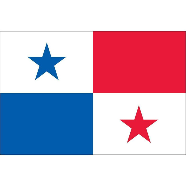Panama 6 ft x 10 ft Nylon Dyed Flag (USA Made)