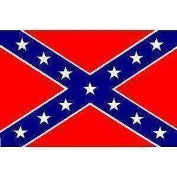 Copy of Rebel Flag, Confederate Battle Flag 12 x 18 inch on Stick PACK OF 100