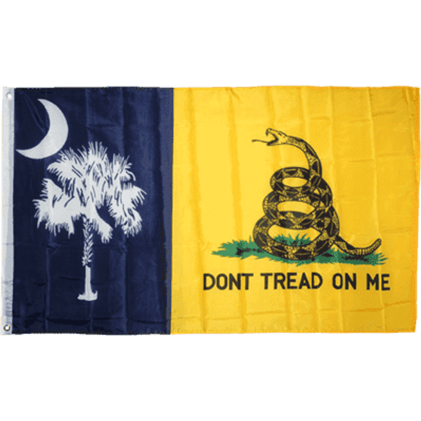 South Carolina Gadsden Flag Don't Tread On Me 3x5 ft