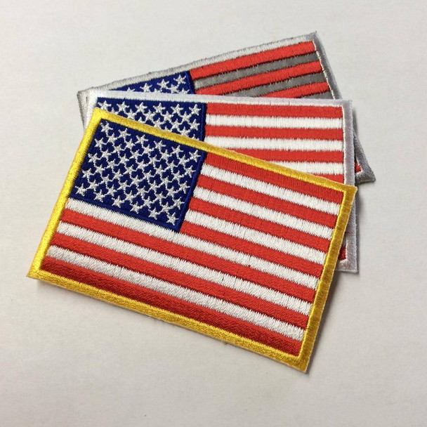 US Flag Patch - 2x3 inch 50 Star American Flag