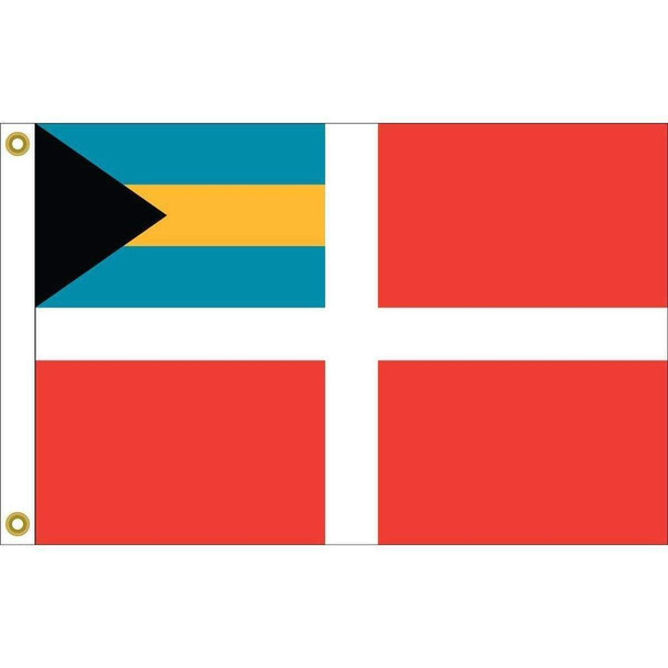 Bahamas Courtesy Flag 12x18 inch