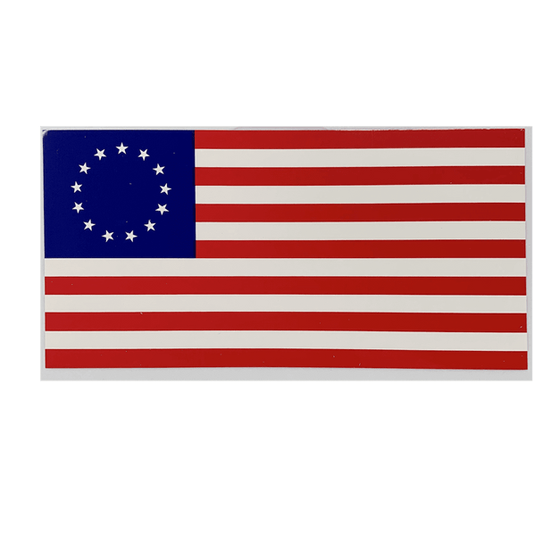 Betsy Ross Flag Bumper Sticker