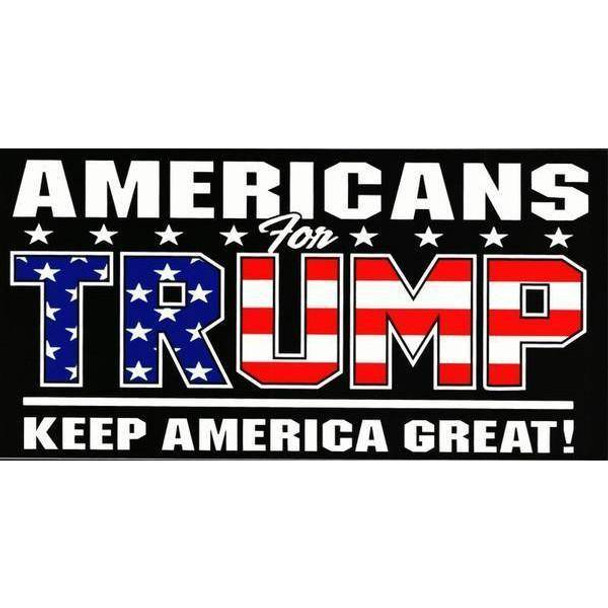 Americans for Trump Bumper Sticker