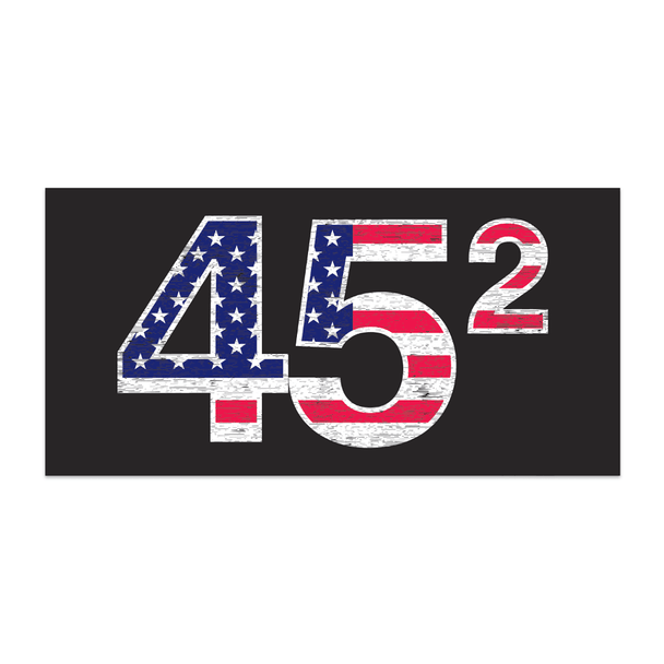 Term 45 Squared Trump Bumper Sticker