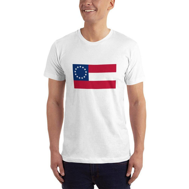 1st National 13 Stars and Bars T-shirt Made in USA