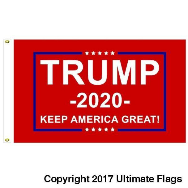 Trump Keep America Great Red Flag Rough Tex