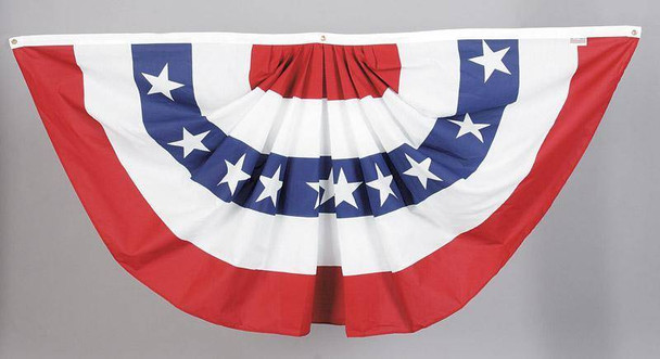 Valley Forge  American  Pleated Flag  36 in. H x 72 in. W