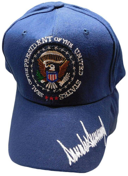 Seal of the President of the United States with Trumps Signature Embroidered Cap