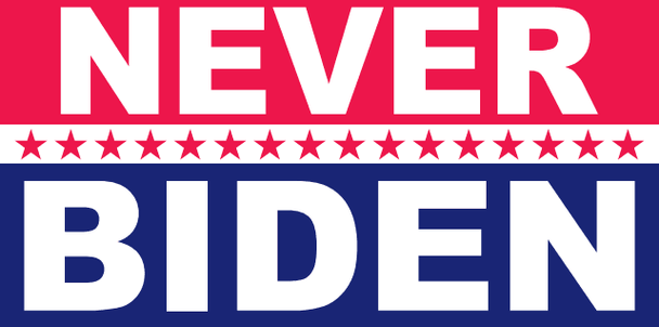 Never Biden Flag - Made in USA