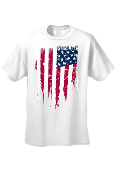 Unisex Fight for your Freedom USA Flag  Short Sleeve T-shirt