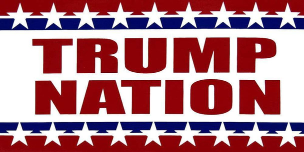 Trump Nation Bumper Sticker-1