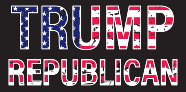 Trump Republican Bumper Sticker